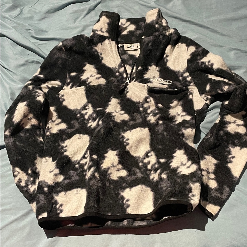 Woolrich Monochrome Tie-Dye Fleece Pullover